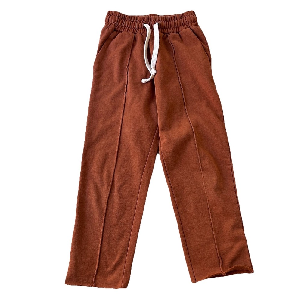 Urban Outfitters Brown Cotton Poly Sweatpants Elastic Waist Drawstring Size S